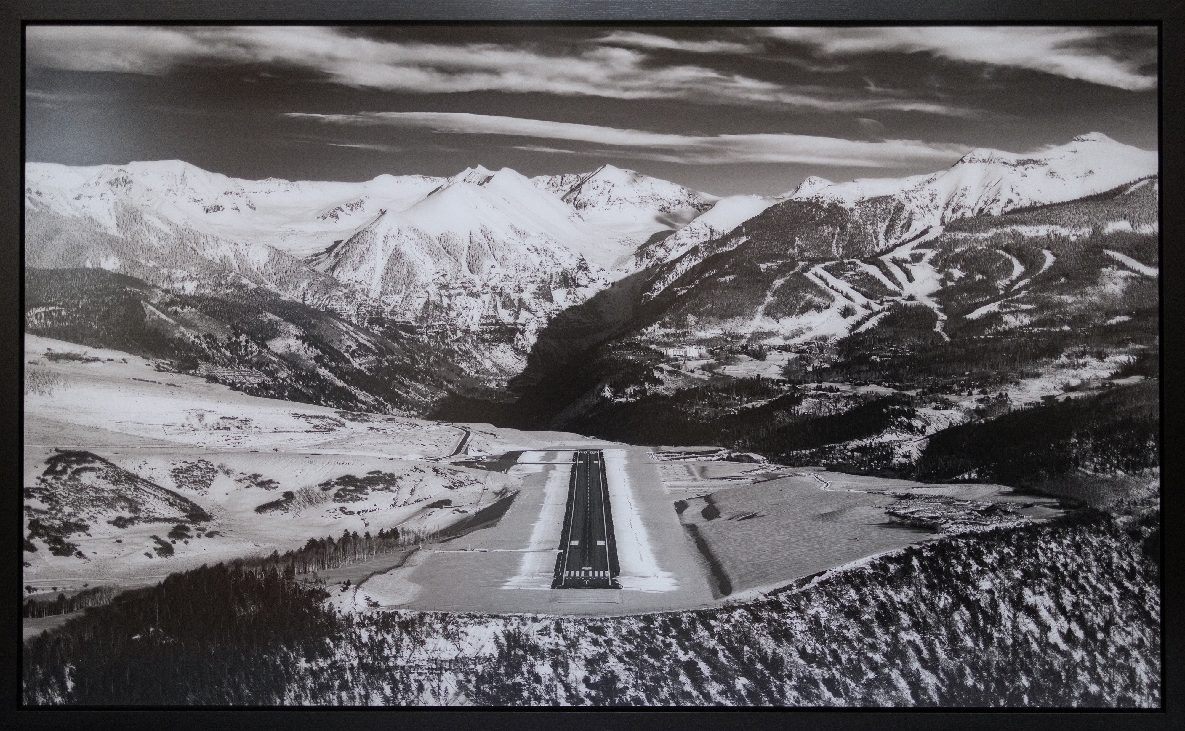 Telluride Airport Framed Acrylic 63"x39"