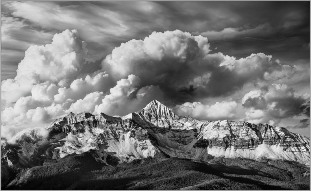 Framed photo print of Wilson Peak in Telluride 