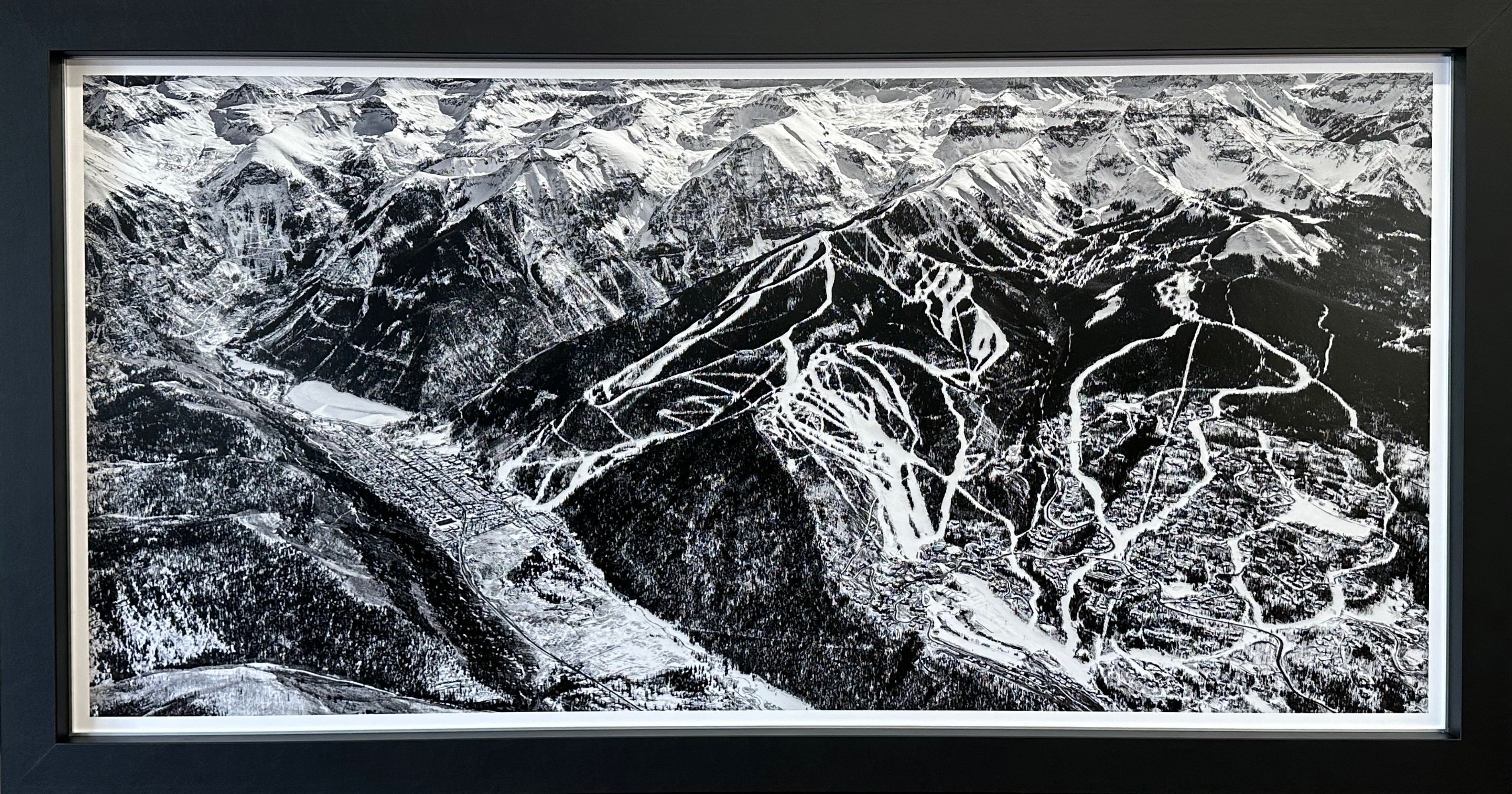 Telluride Ski Resort Leather Frame 83"x53"
