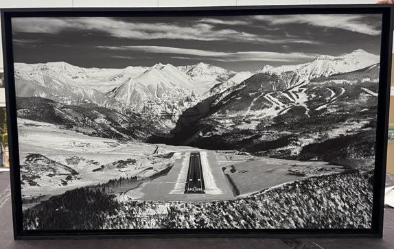 Telluride Airport Framed Dibond 40"x24"