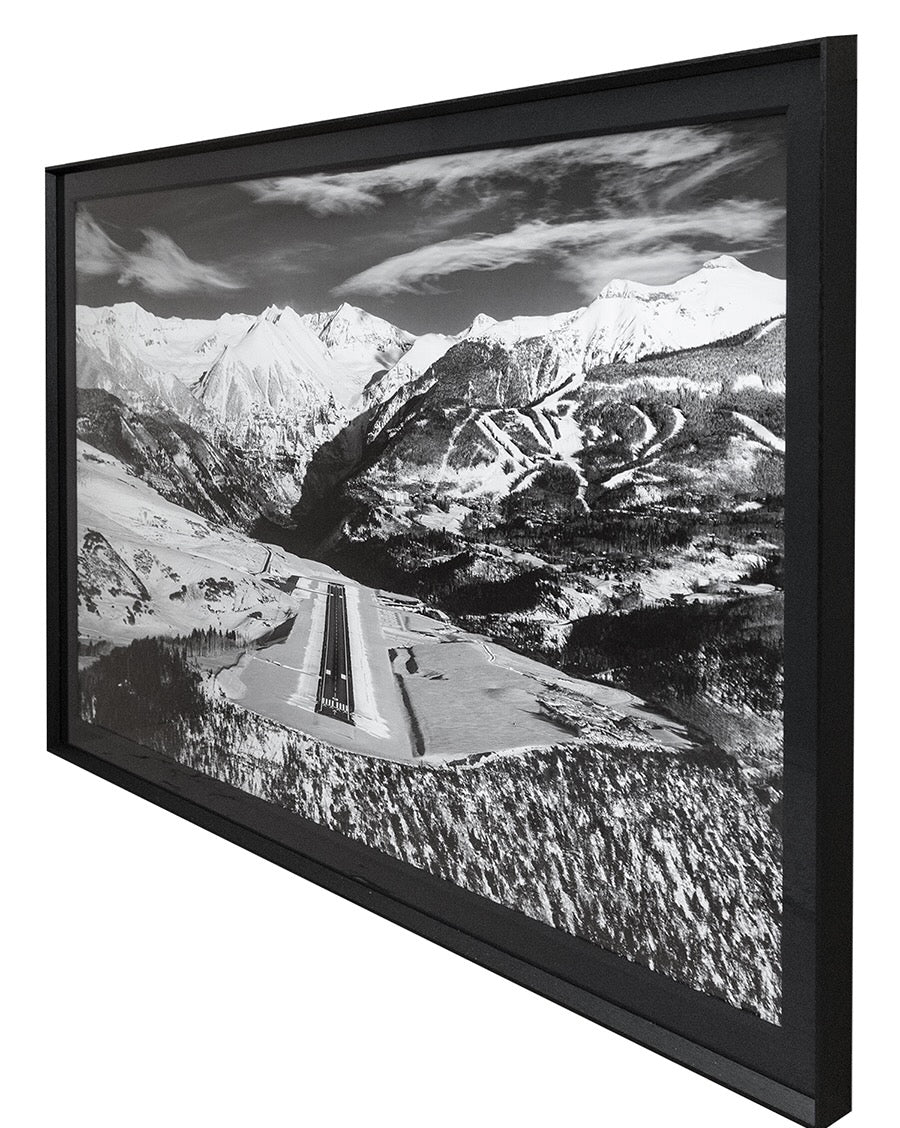 Telluride Airport Wood Frame 68"x44"